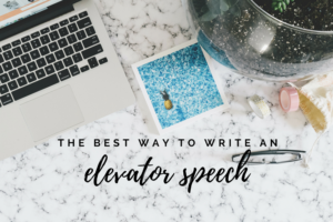 write an elevator speech about something you feel passionate about